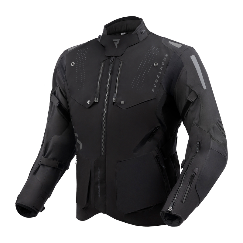 KURTKA MOTOCYKLOWA TEKSTYLNA REBELHORN HIKER 4 BLACK