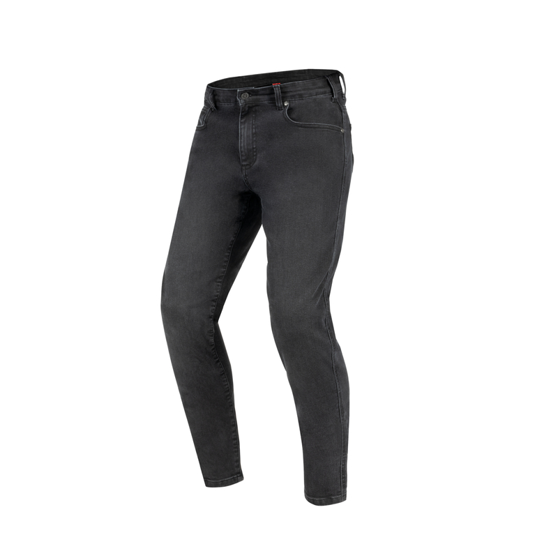 JEANSY MOTOCYKLOWE REBELHORN NOMAD TAPERED FIT WASHED BLACK