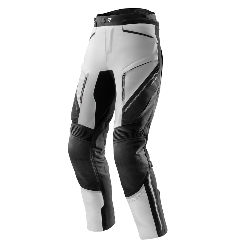 SPODNIE MOTOCYKLOWE TEKSTYLNE DAMSKIE REBELHORN HARDY 3.0 BLACK GREY W5XL