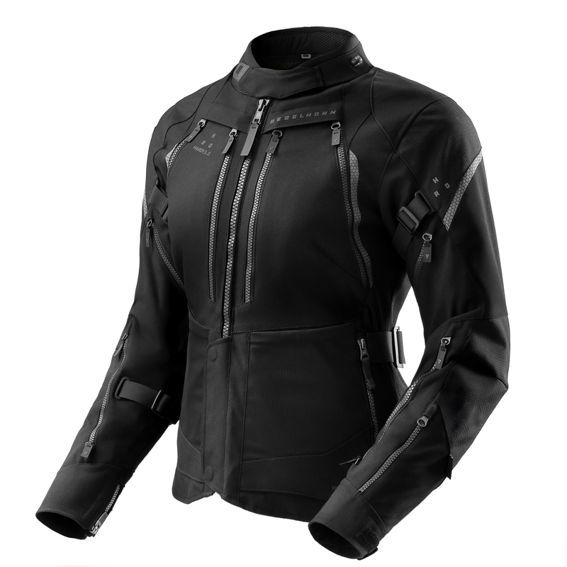 KURTKA MOTOCYKLOWA TEKSTYLNA DAMSKA REBELHORN HARDY 3.0 BLACK WXS