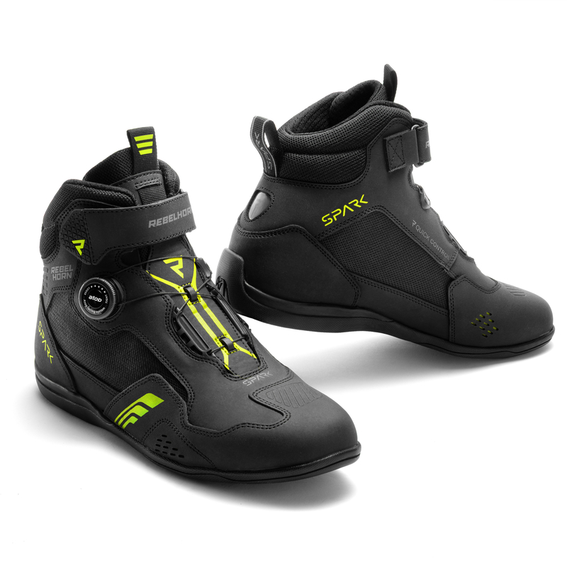 BUTY MOTOCYKLOWE REBELHORN SPARK 3 BLACK FLUO YELLOW