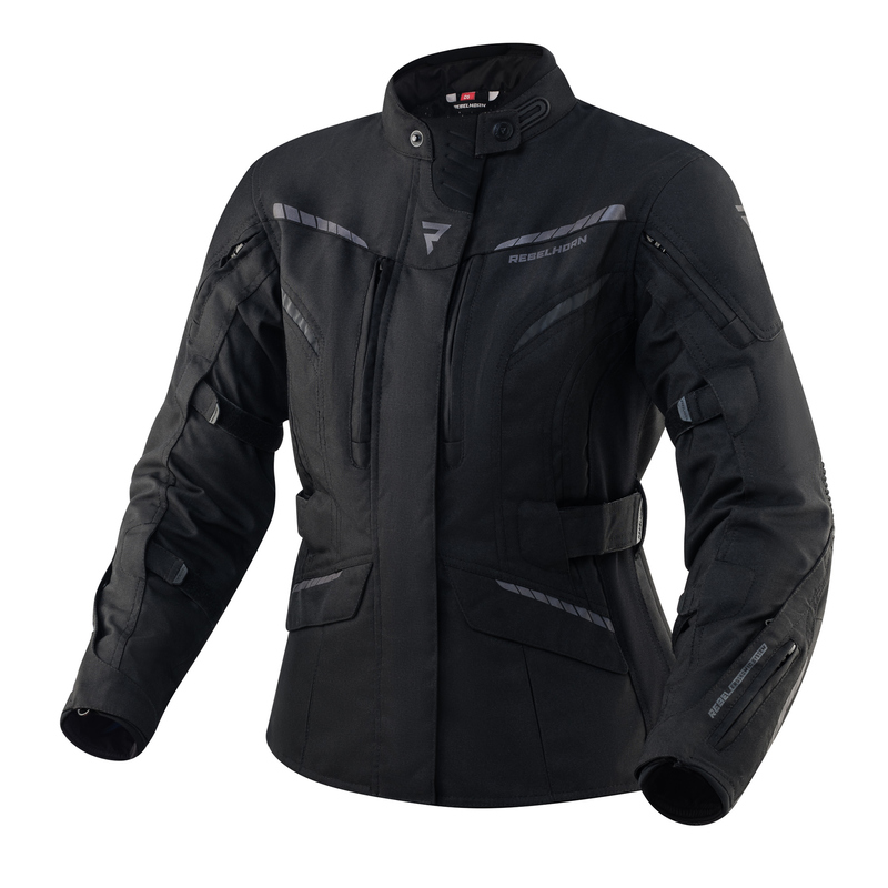 KURTKA MOTOCYKLOWA TEKSTYLNA DAMSKA REBELHORN HIKER 3 BLACK WXXS